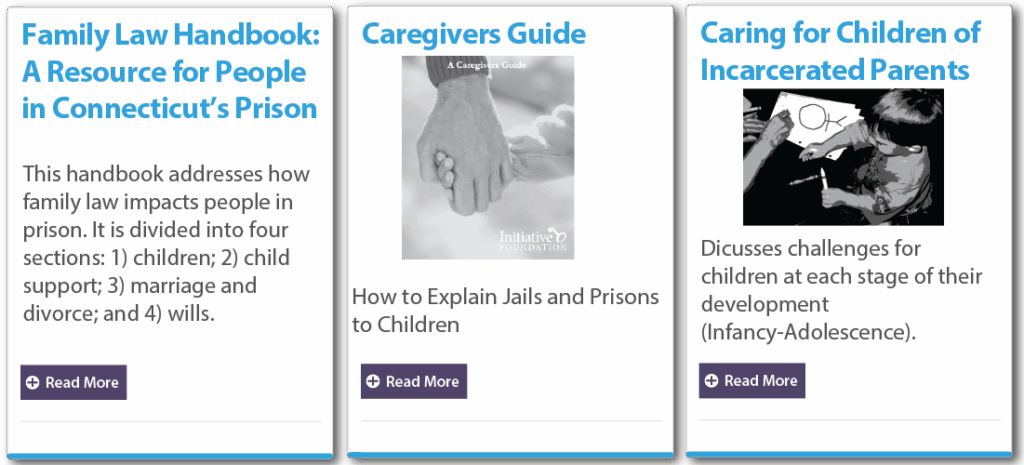 Children with Incarcerated parents (cip), resources for caregivers