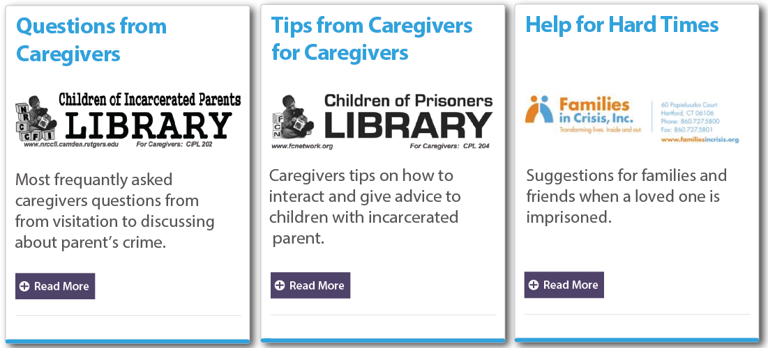 Children with Incarcerated parents (cip), resources for caregivers