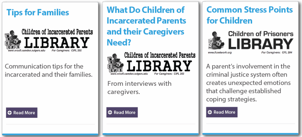 Children with Incarcerated parents (cip), support children and families