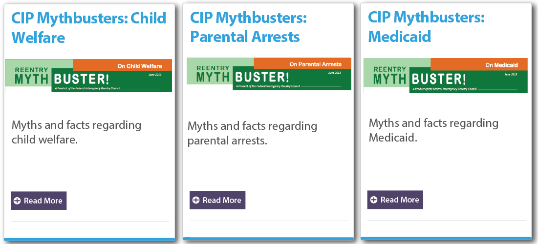 Children with Incarcerated parents (cip), ways to support children, myth busters child welfare, parental arrests, and medicaid