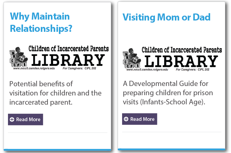 Children with Incarcerated parents (cip), Caregiver, resources for Visiting.